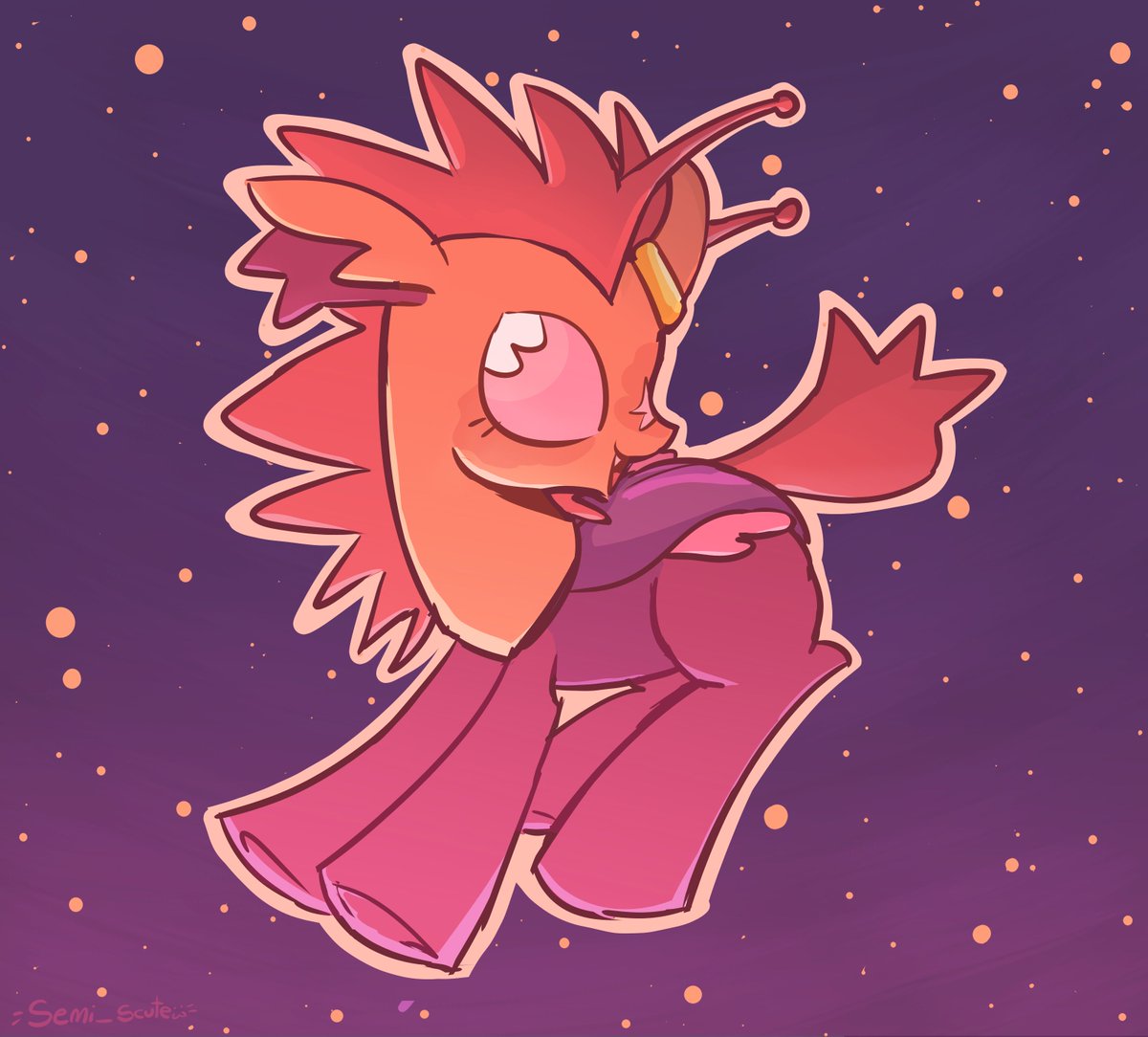 semi_scute's tweet photo. silly self doodle:3 i wana have a secondary more chibi style me thinks,,,,

#mlp #art #oc https://t.co/KNJN7lYyB1