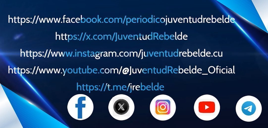 JuventudRebelde's tweet image. Buenas noches desde #Cuba🇨🇺 en el año del Centenario de #FidelPorSiempre

🔔🔔Síguenos en las #RedesSociales de 
@JuventudRebelde
  ⬇️⬇️