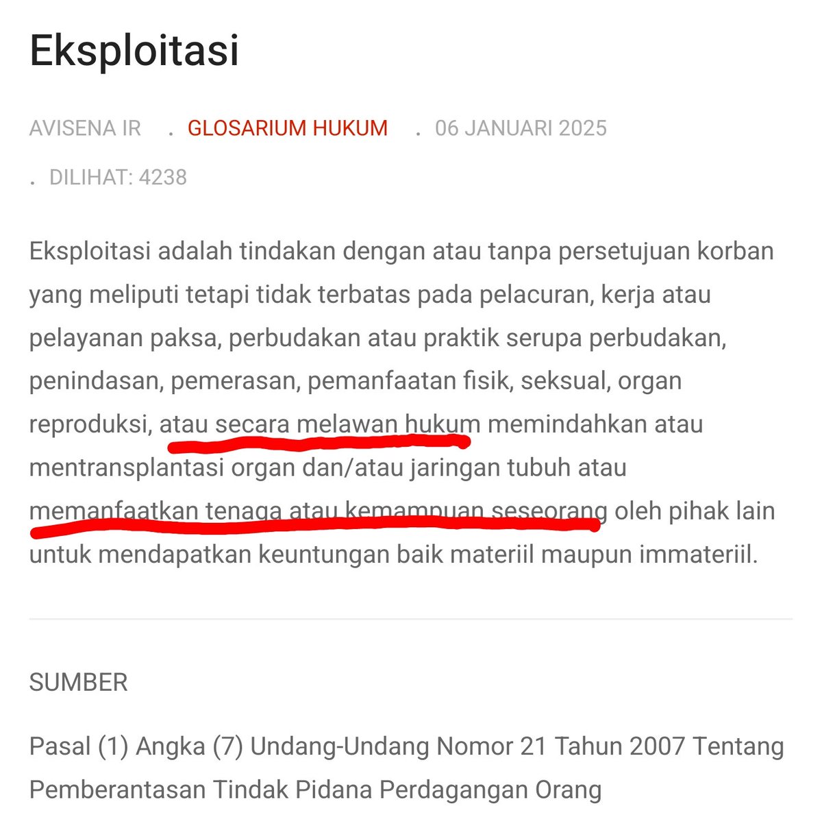 walkapokin's tweet photo. @direktoridosen gen ask,
hukum apa yang dilawan sampe bisa disebut eksploiotasi?
atau dari definisi yang mana kah sampai bisa disebut eksploitasi?

https://t.co/rGS0jz50VP https://t.co/SUybQhKLoy