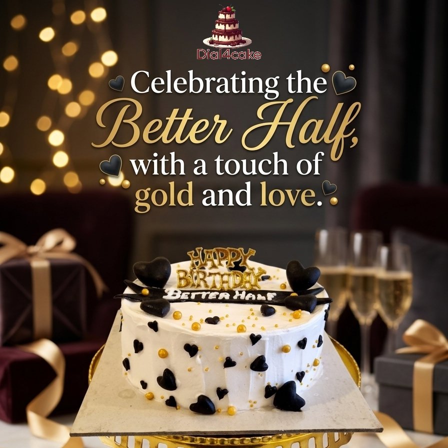 Dial4cakeC's tweet photo. Celebrating the Better Half. ✨🖤 ✨ Freshly baked &amp; delivered with care.
📍 Serving Chennai with sweetness.
​Ready to elevate your celebration?
📩 DM us to place your order today!
📞 +91-8072208289
​#Dial4Cake #BetterHalf #CustomCakesChennai #BirthdayGoals #LuxuryCakes https://t.co/LUxg4XQSlK
