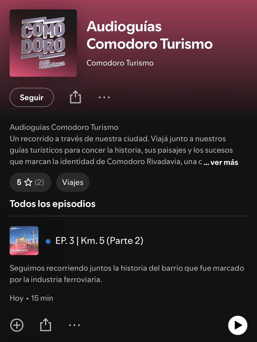 rtillynoticias's tweet photo. Comodoro Turismo presentó nuevas Audioguías para descubrir la ciudad a través de sus historias - https://t.co/7fO7Aqw8A4 https://t.co/th7WuYSNSF