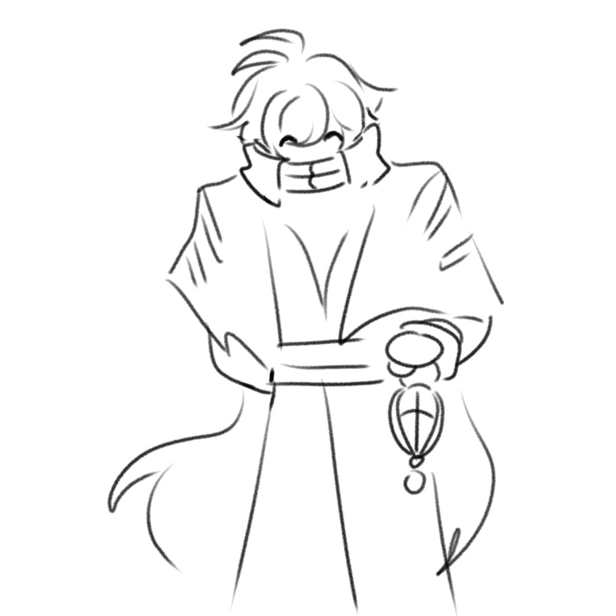 I love when people draw flins like this it makes him cuter