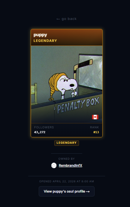 john click-x osu! tweet media