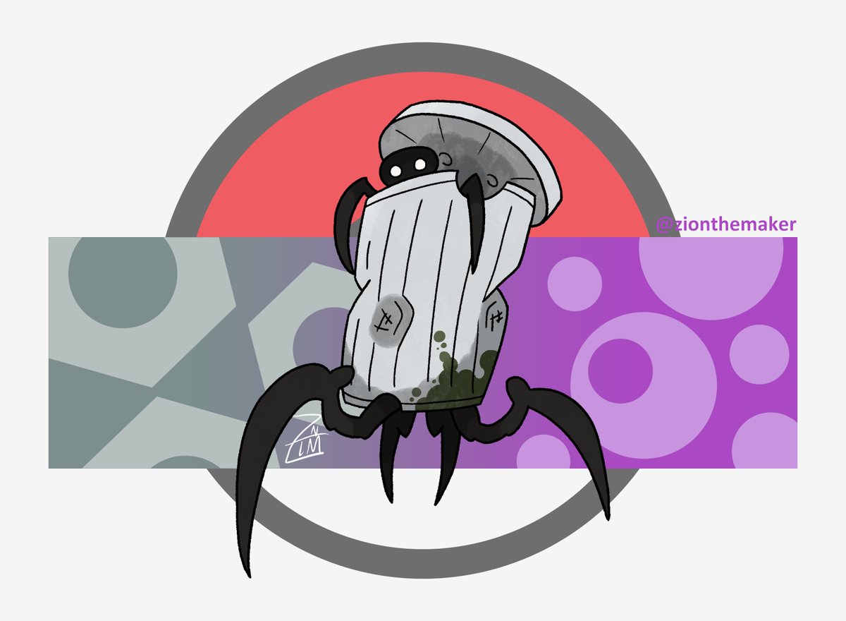 zionthemaker's tweet photo. Canitor, the Disposer pokémon creeps in.

You can learn more about its design on my Youtube!

#art #fakemon #pokémon https://t.co/OTOYJdH2ic