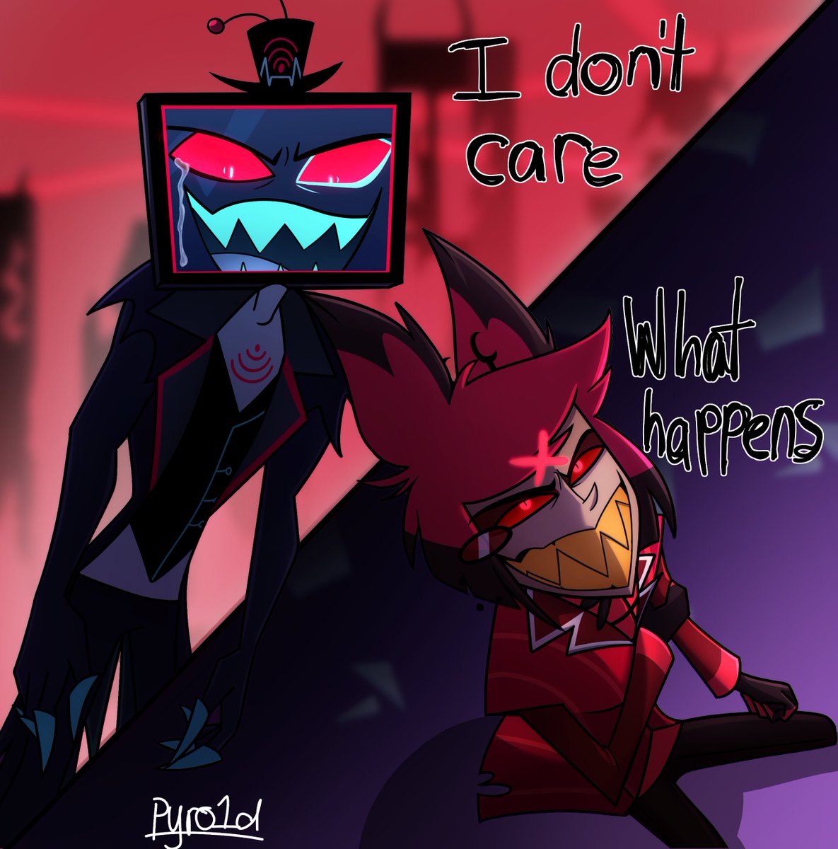 pyroid_A's tweet image. this hurt me

#alastor #vox #hazbinhotel #buffvox