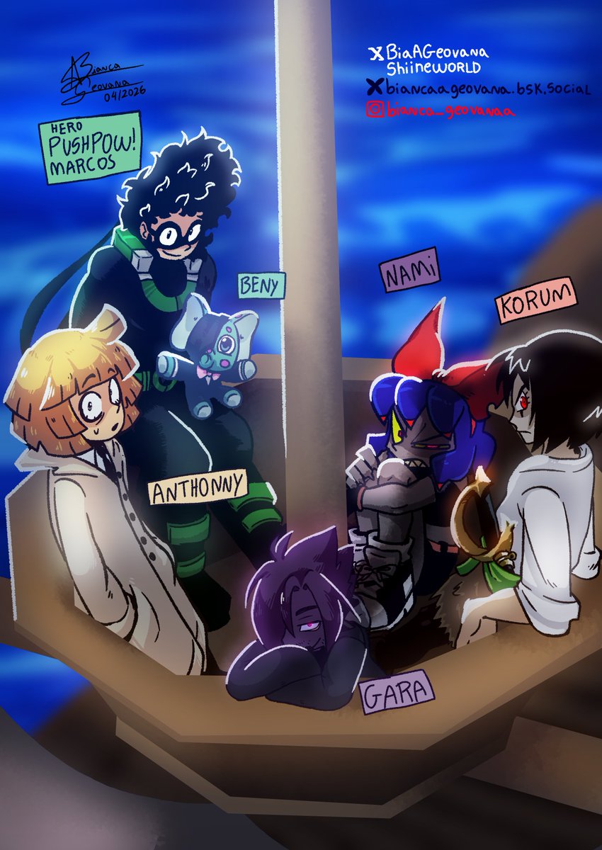 shiineworld's tweet photo. Terça
A lua está linda hoje no navio.
Mais três projetos que ainda não tem nome. Por enquanto é: OSHE heros com Marcos, Beny e Tony, piratesco com korun e dead preaty com Nami. contando com gara de constelação é quatro!
Espero que gostem! https://t.co/44XrMiAIoY