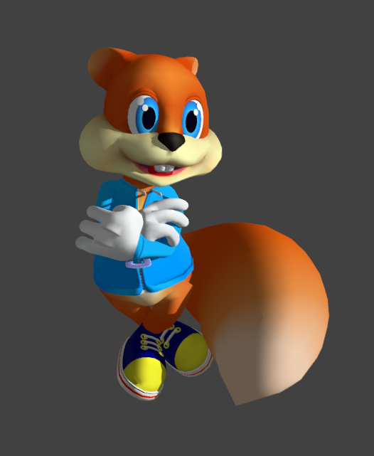 kromosx's tweet photo. Conker Pose (WIP) https://t.co/jDAEbjILnS