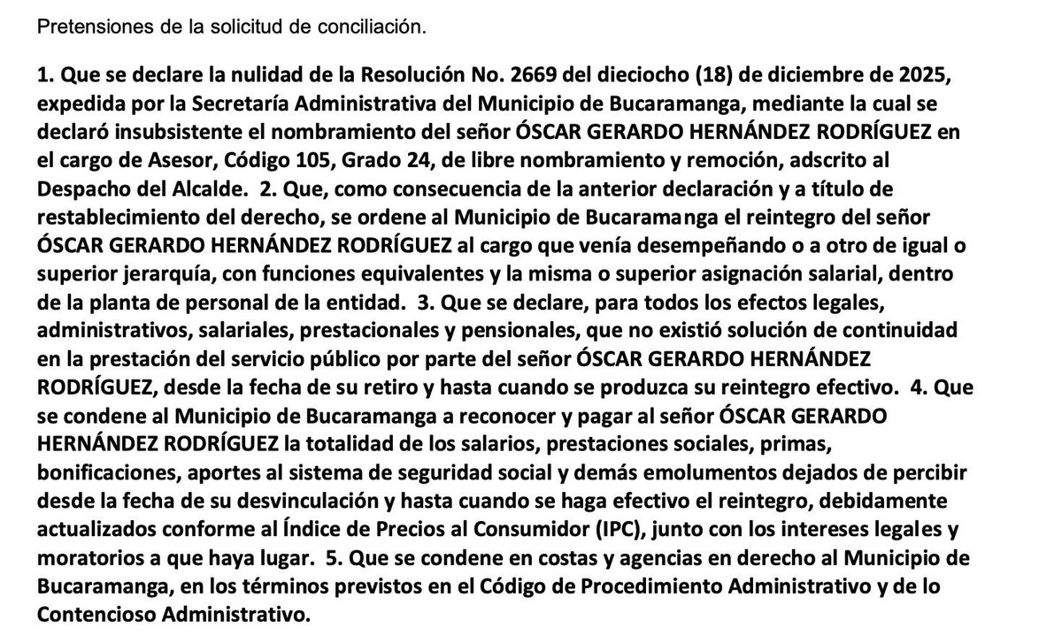 Socrates1948's tweet photo. #PrimiciadeSócrates Oscar Gerardo Hernández y el coronel Reinaldo Rojas demandaron a la @AlcaldiaBGA porque @Cportilla40 los declaró insubsistentes. https://t.co/oGlTqSlHoA