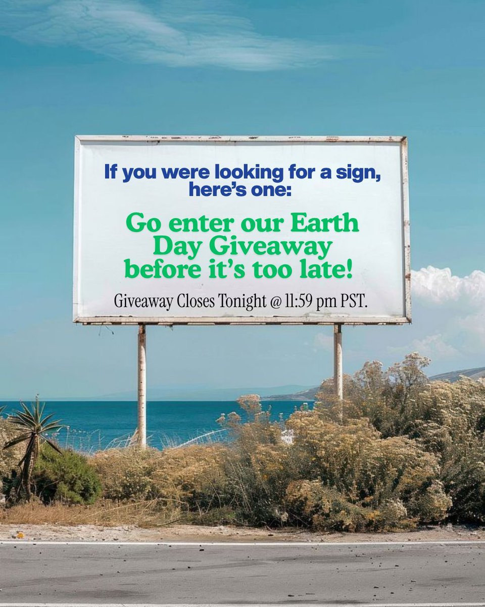 trytroomy's tweet image. Head to our pinned post for all the details 😉🌎❤️

#giveaway #earthday #enternow