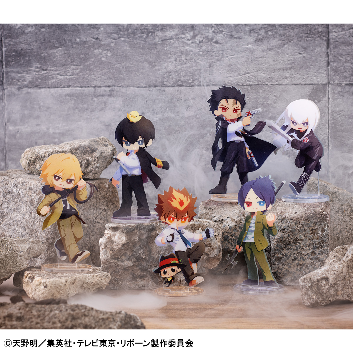 BandaiCollect's tweet image. We're excited to announce a new line from MegaHouse! 

Irusta Katekyo Hitman Reborn!

The Irusuta series is a collection of double-sided acrylic stands built on a simple concept: making it feel like the characters are actually standing in the room!

#khr #megakawaii #collectibles