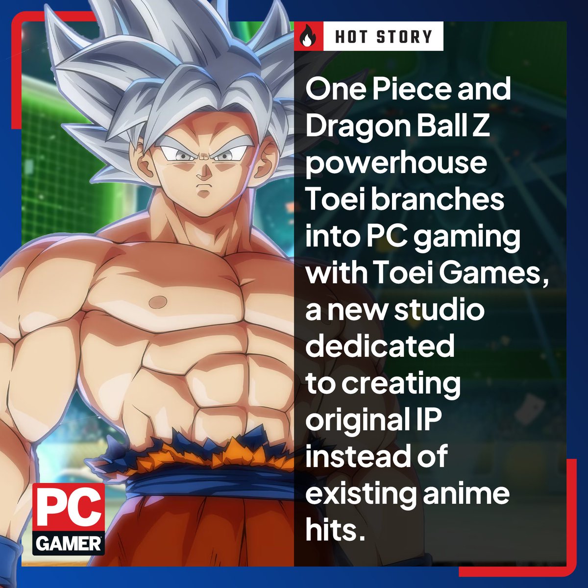 pcgamer's tweet image. Toei Games' first title will be announced this Friday 🤩

pcgamer.com/gaming-industr…

#pcgamer #pcgaming #toeigames #toei