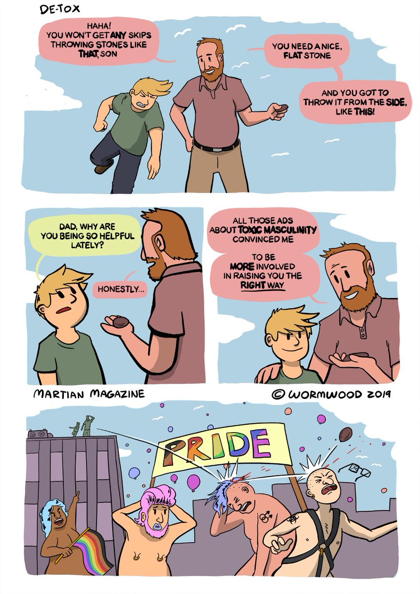 Stone tossers tweet media