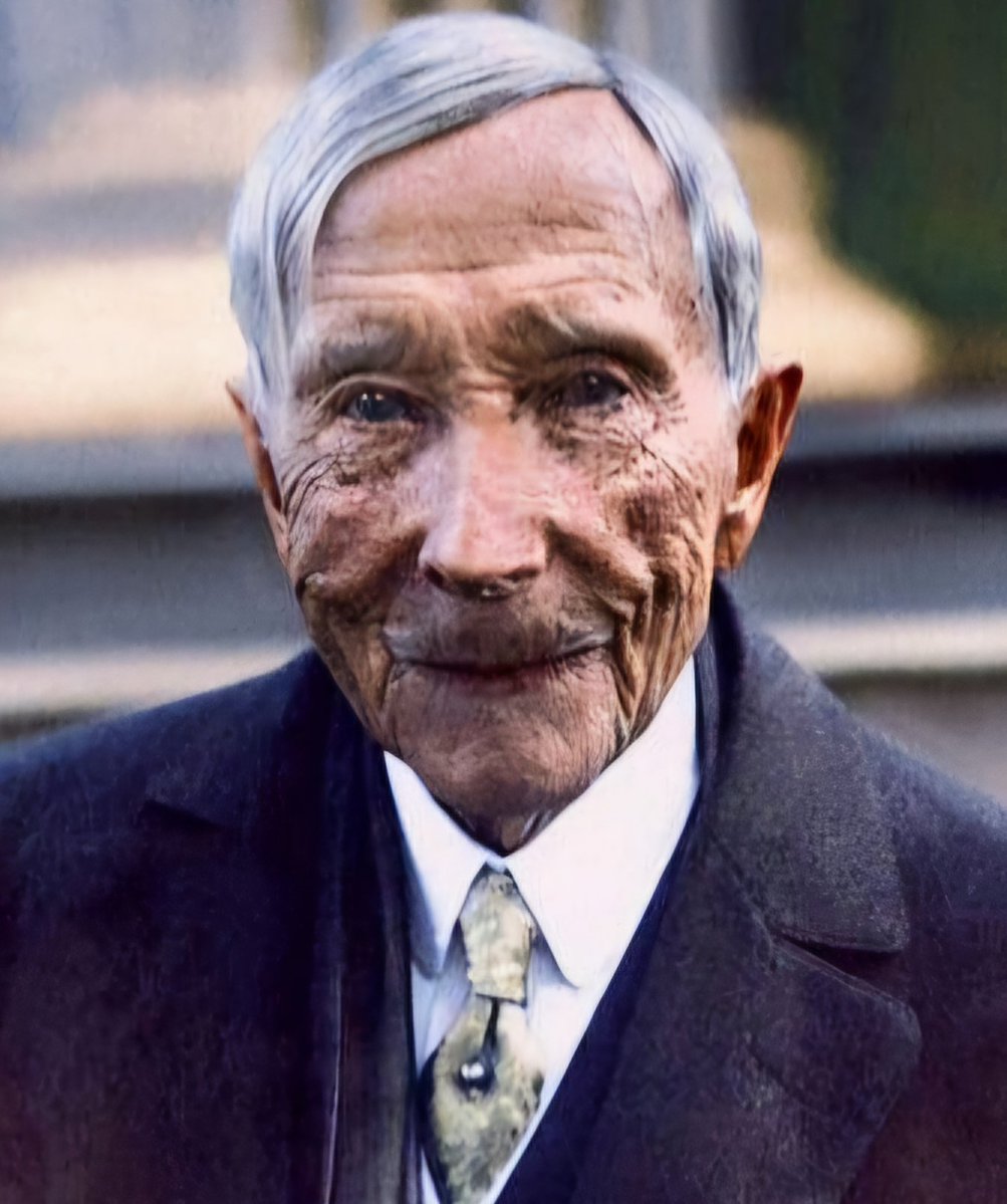 JD Rockefeller wasn’t human, he was a demon in human flesh, sustained for decades by drinking Adrenochrome. He had no soul, he was a vessel. Using the young to cling to life. They called it power. We call it demonic. 🧬