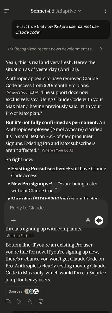 akashkunwar_'s tweet photo. @TheGeorgePu I think this is not confirmed. They are testing this with new users. https://t.co/wHWXFQBmN8