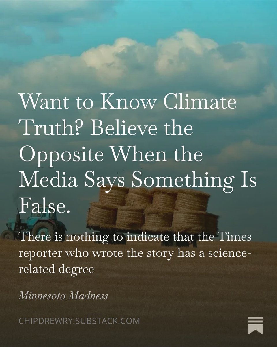 jethroscousin's tweet image. The New York Times reported, falsely, that the Heartland Institute conference included numerous falsehoods. #climate #nyt

chipdrewry.substack.com/p/want-to-know…