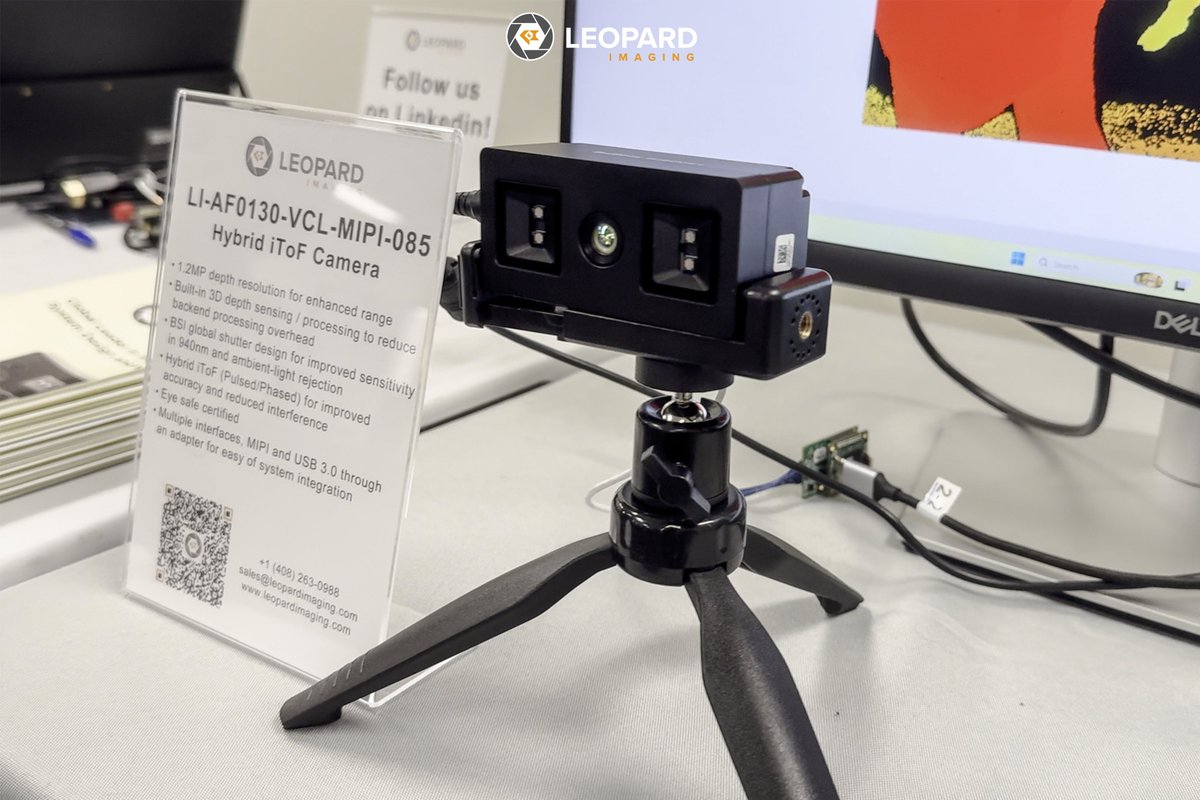 inc_leopard's tweet photo. From Vision to Intelligence: Join Leopard Imaging at World IT Show 2026 🚀

We’re excited to announce that Leopard Imaging will showcase our latest vision innovations at #WIS2026 in Seoul, Korea!

Visit us at Booth AE129 to see how we enable machines to move beyond seeing to understanding with advanced imaging technologies.

🔸 Multi-Camera System (8* AR0234 GMSL2 camera)
A robust global shutter solution for robotics and surround-view applications, compatible with NVIDIA Jetson Orin NX

🔸 Hybrid iToF Camera (LI-AF0130-VCL-MIPI-085H)
High-precision depth sensing powered by onsemi Hyperlux™ technology for obstacle avoidance and industrial automation

🎥 Watch our live demo video to learn more about our solutions.
Multi camera system: https://t.co/E2ddbjDVbE
Hybrid iToF camera: https://t.co/1HTdmpRNk4

Join us to explore the future of Edge AI and Intelligent Vision.
📅 April 22–24, 2026
📍 COEX Convention & Exhibition Center, Seoul
📍 Booth AE129
📧 marketing@leopardimaging.com

Let’s bring intelligence to reality—see you in Seoul 🇰🇷

#WorldITShow #WIS2026 #LeopardImaging #EdgeAI #EmbeddedVision #Robotics #ComputerVision #NVIDIAJetson #DepthSensing #TechInnovation