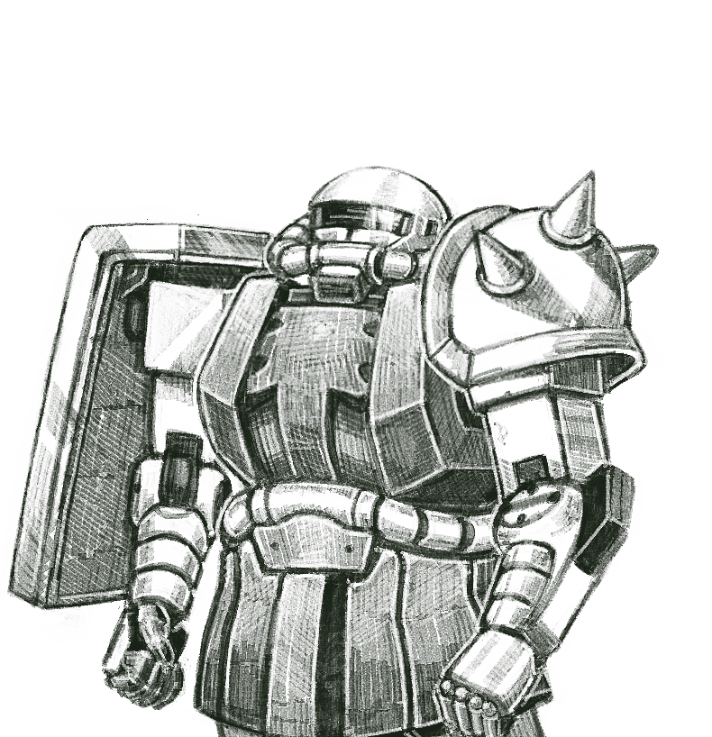 MlLKCAN_'s tweet photo. zaku doodle https://t.co/7aWD9W7o6l