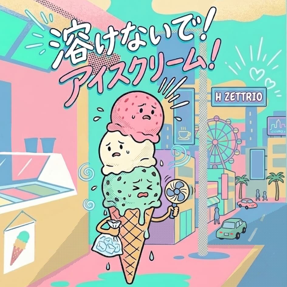 アイスクリーム ♬96ヶ月連続新曲配信リリース第89弾／5/1(日)配信リリース「溶けない