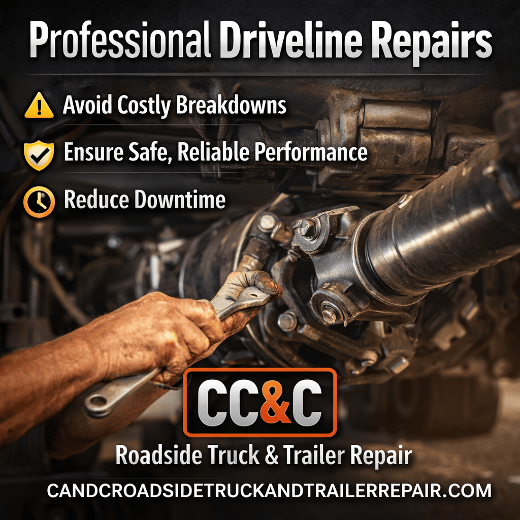 CCandCRoadside's tweet photo. One of the most critical systems in any #CommercialVehicle is the #driveline. When something goes wrong, it can quickly lead to breakdowns, costly repairs, and unexpected downtime.
https://t.co/S6OE1S6fhl https://t.co/HVDrWm97uh
