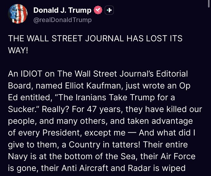 OrganicFPC's tweet image. Unhinged, maniacal Trump is losing his mind and dangerously lashing out. Again. #ImpeachFelon47 #WallStreetJournal