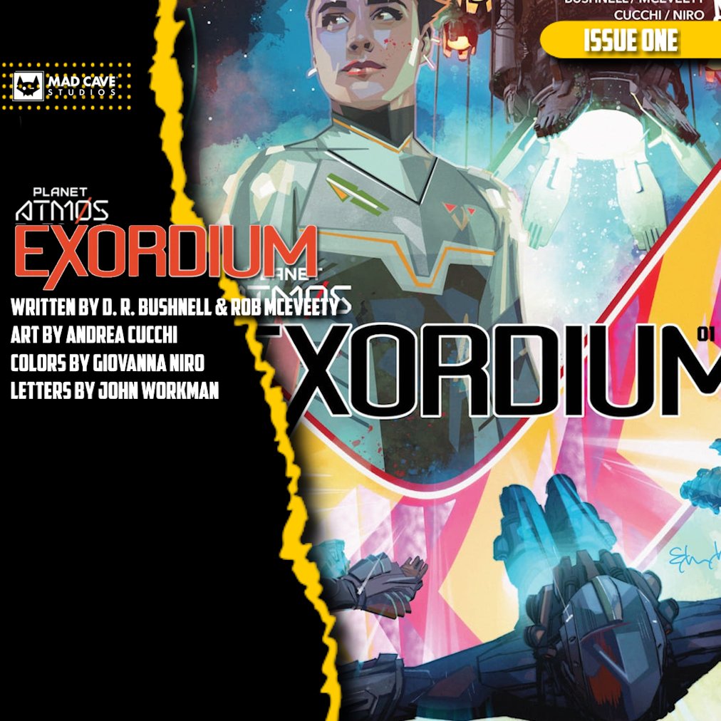 ComicsBodega's tweet image. A Heist Gone Spectacularly Wrong in @MadCaveStudios' PLANET ATMOS: Exordium #1 by D.R. Bushnell, Rob McEveety, Andrea Cucchi, Giovanna Niro &amp;amp; John Workman ~ covers by Tommy Lee Edwards, Cucchi, @TheDevilpig &amp;amp; @peachmomoko60 #PlanetAtmos #Exordium #MadCave

comicsbodega.com/preview-planet…