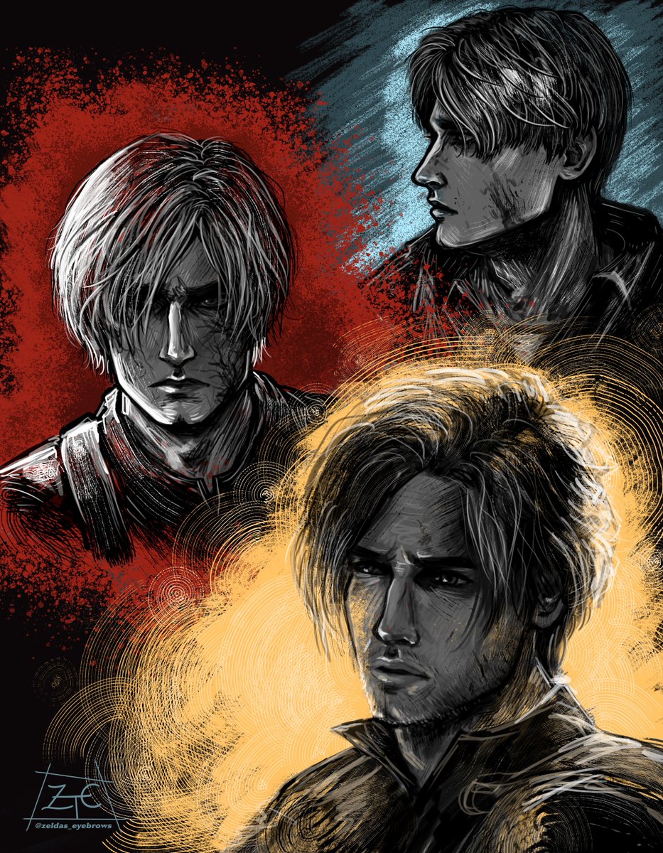 zeldas_eyebrows's tweet image. (R)Evolution of Leooon

#ResidentEvil #LeonKennedy