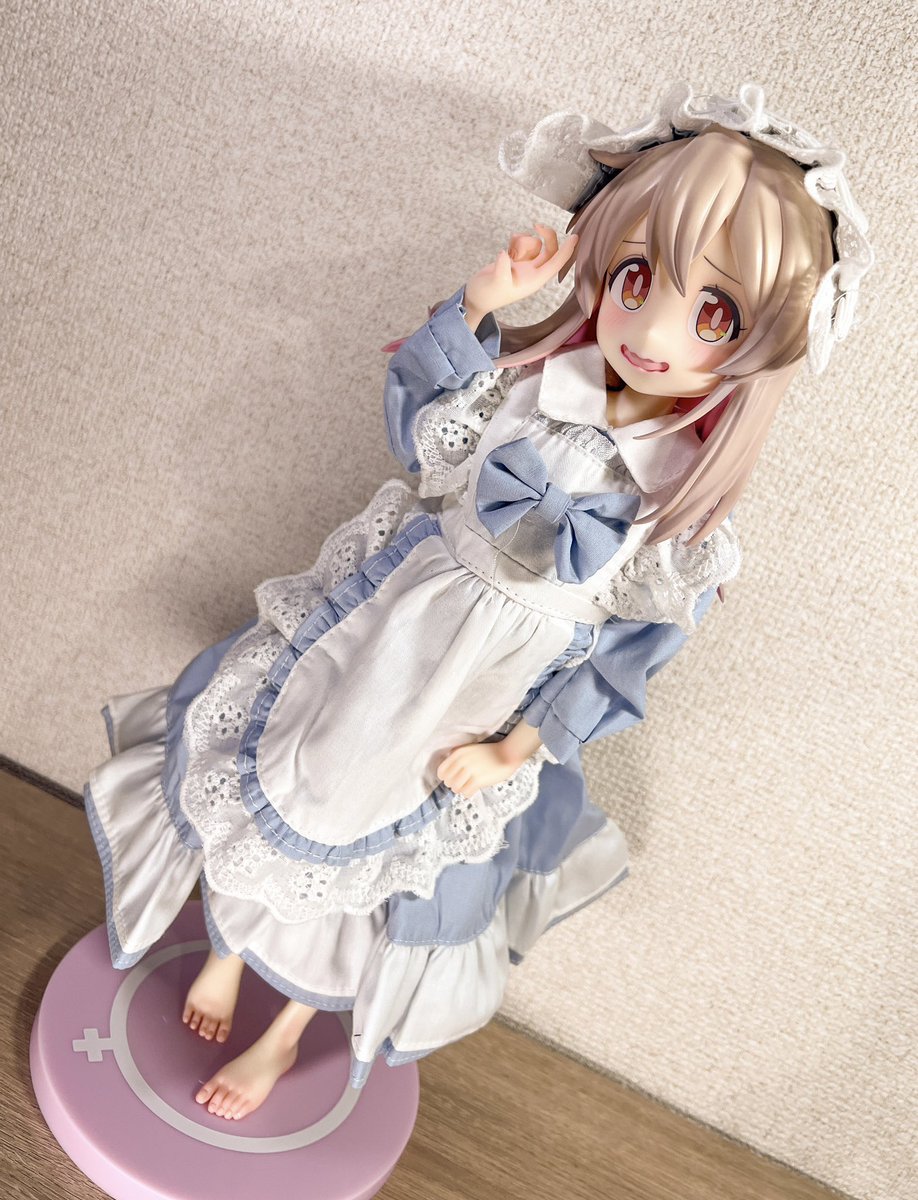 1/4フィギュア！！
絶対買うも！！！！！
みはりにもメイド服着せようかな🤩