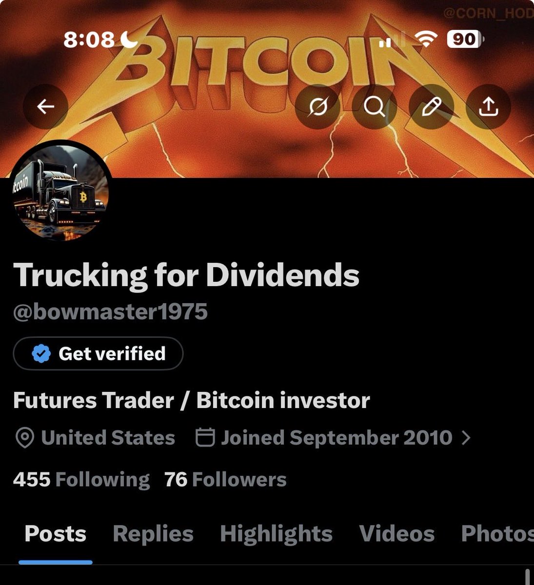 bowmaster1975's tweet photo. @RetireonDividen 16 years and 76 followers, some sorry shit….😂😂😂 https://t.co/sLHNIgYfv7