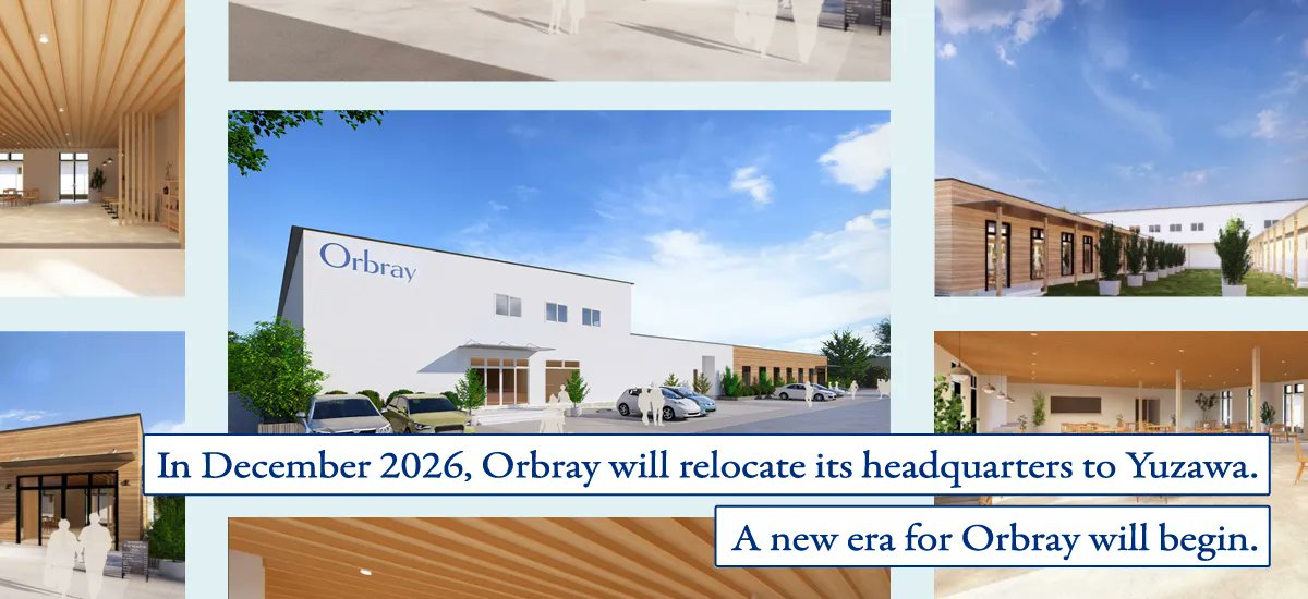 orbray_en's tweet photo. In December 2026, 
Moving Orbray's Headquarters to Akita.
A new era for Orbray will begin.
https://t.co/ka7Qq0nedF https://t.co/meVXAn2Ik6
