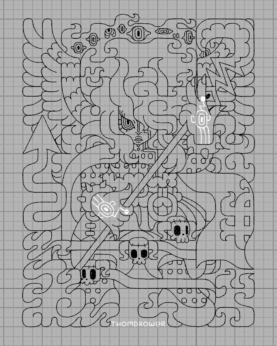thomdrower 🇨🇱 GRID ART tweet media