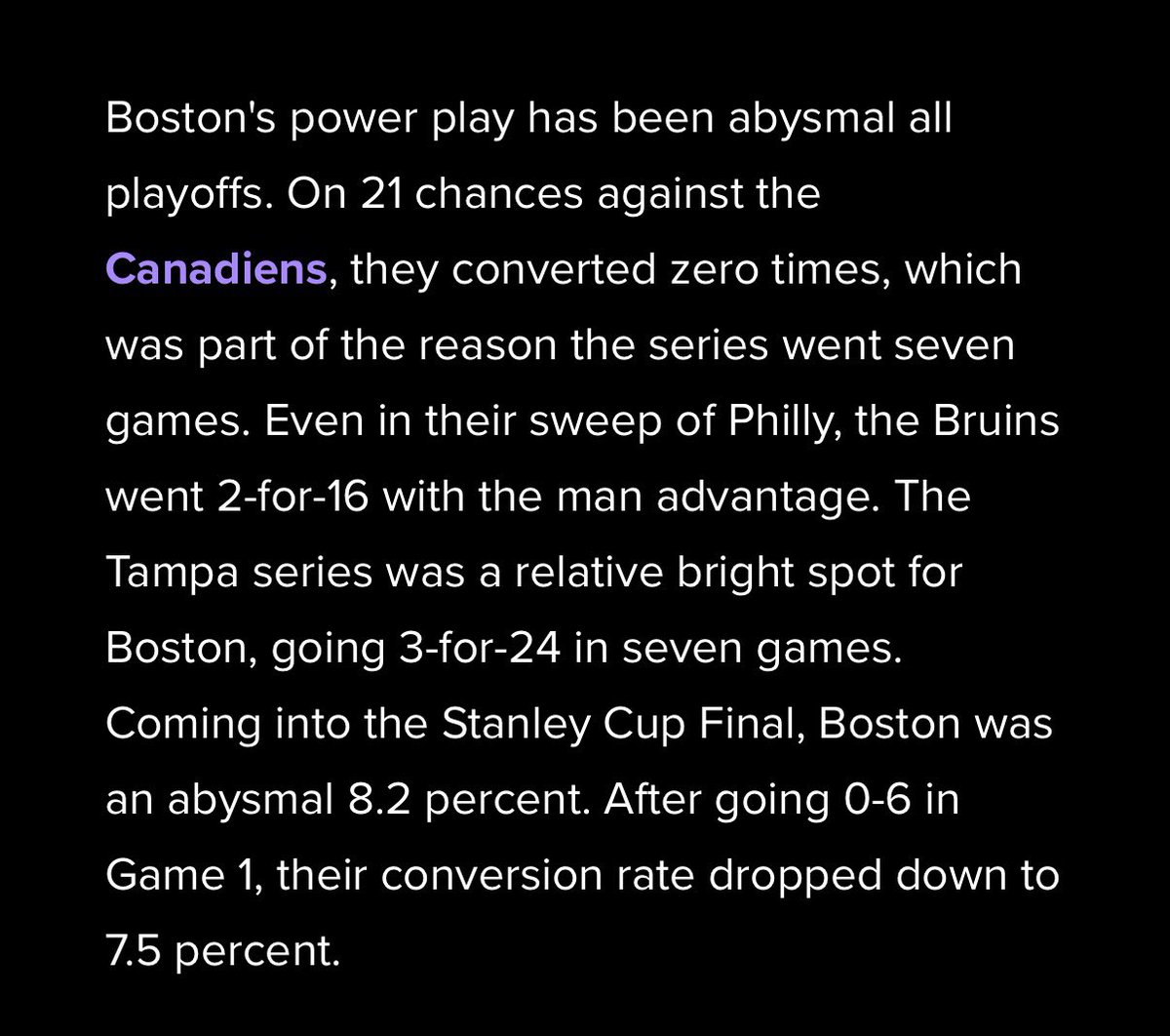 I’m having déjà vu watching my local hockey team, the Boston Bruins, being on the power play in the Stanley Cup playoffs