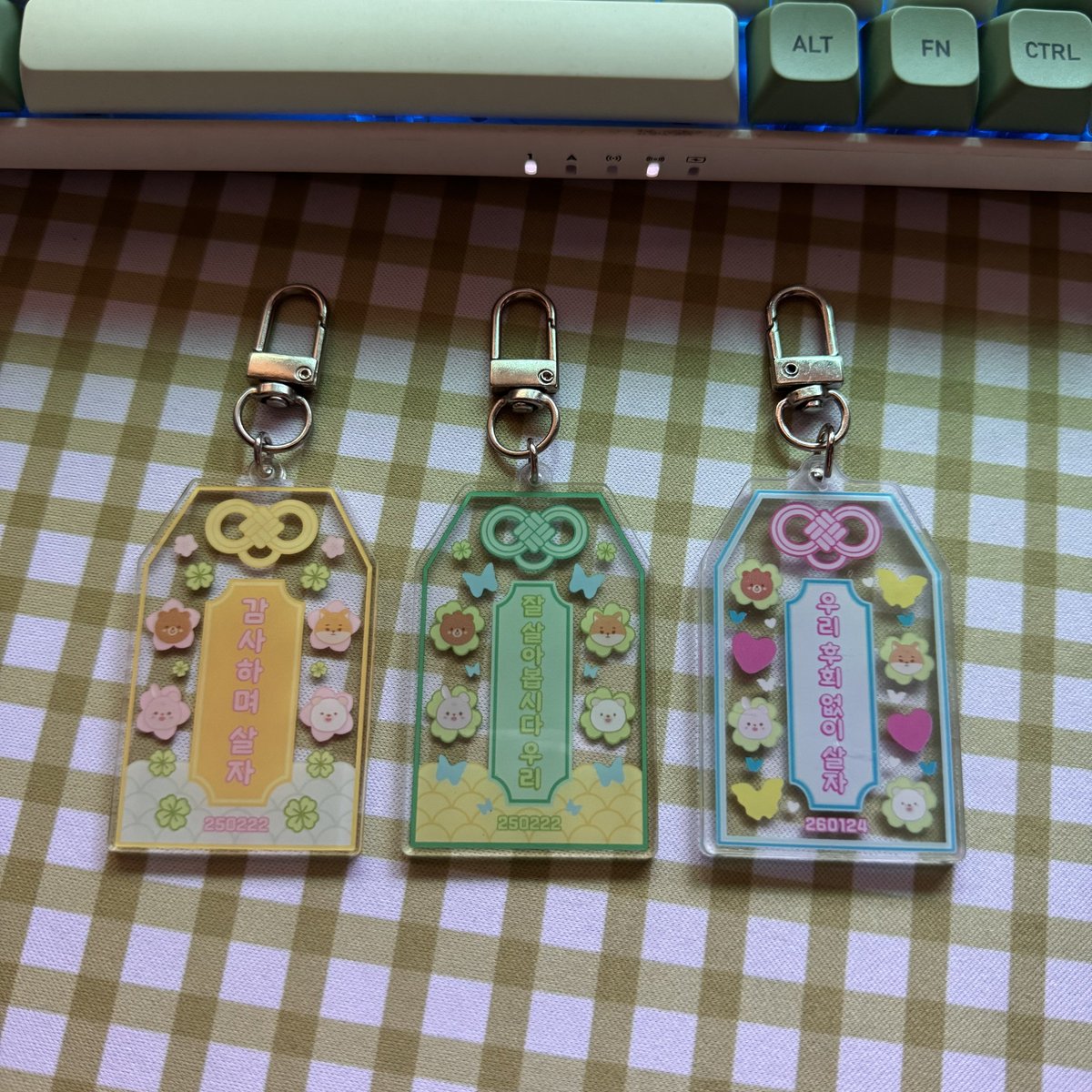 93bribri's tweet photo. ๐ #dorothanks
@bbirong3to3 omamori keyrings set haver ๐๐๐ฉต thank you sm!!! ๐ซถ๐ป๐ฅฐ https://t.co/kp6PC0AeoJ