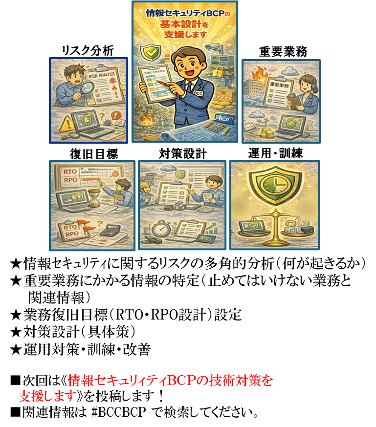 ビジネスコンティニュイティコンサルティング有限会社【公式】 tweet media