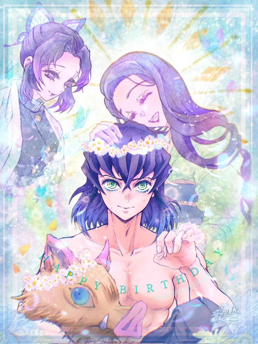 - 重なる面影、蘇る記憶 - 誕生日おめでとう #嘴平伊之助誕生祭 #嘴平伊之助生誕祭