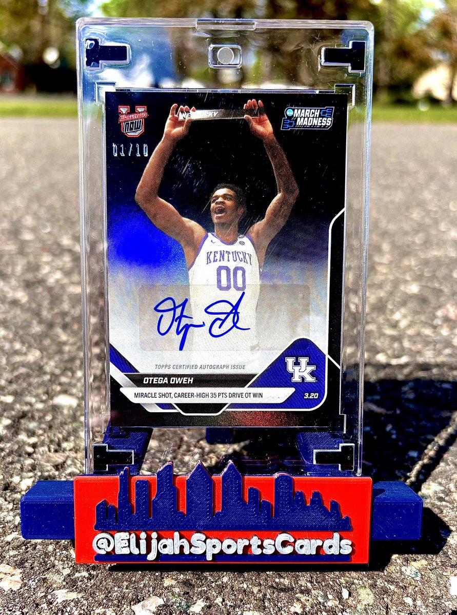 CoachMattBloom's tweet image. Otega Oweh Black Foil Auto 1/10 🔥 #MarchMadness @CardPurchaser