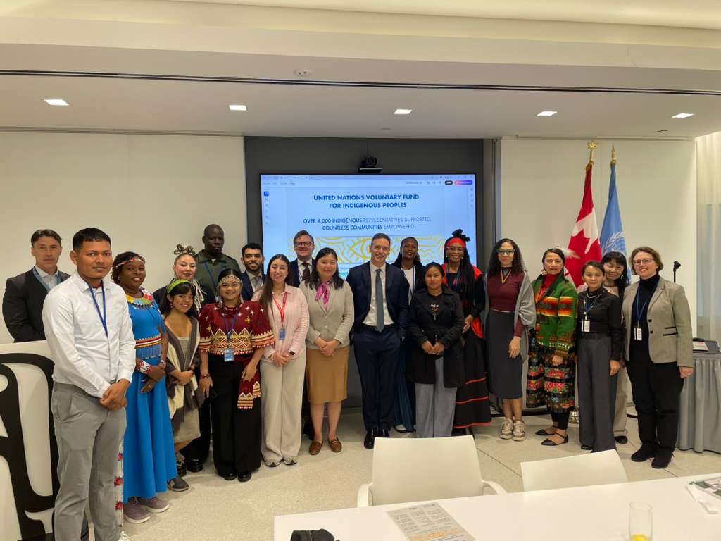 CanadaUN's tweet image. Canada hosted a roundtable on the UN Voluntary Fund for Indigenous Peoples today. Powerful reflections on its impact, lived experience from grantees and shared commitment to advancing Indigenous participation at the UN. #UNVFIP #IndigenousPeoples #UNPFII @UNHumanRights