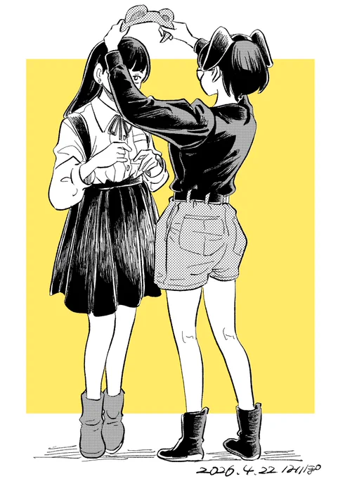 仲良し。