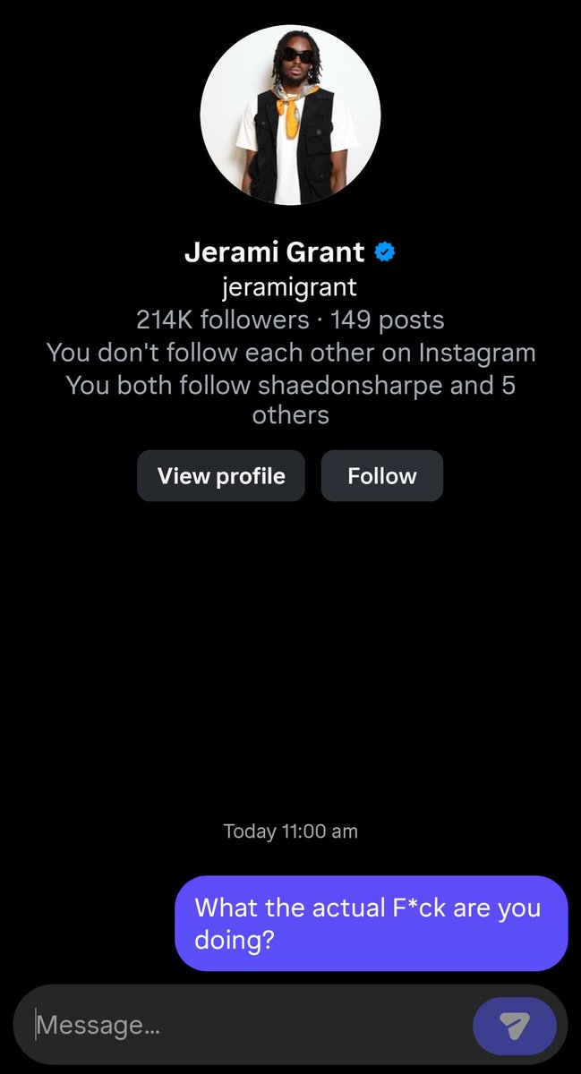 RipCitySquid's tweet photo. I hope Jerami receives this half time message ❤️ https://t.co/aMN0dWV2be