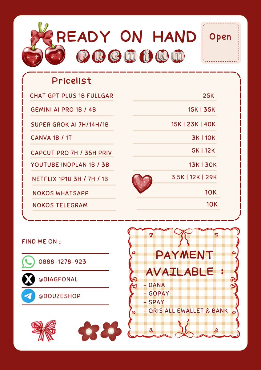 satha | READY GPT, GEMINI, NOKOS DLL tweet media