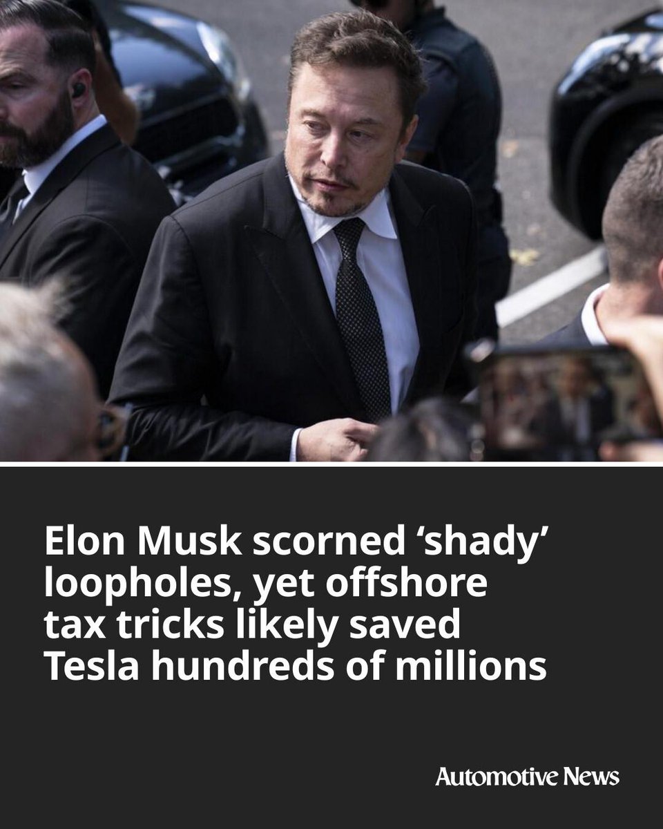 Automotive_News's tweet image. When Tesla released its annual report for U.S. regulators in January, the Texas automaker, led by the world’s richest man, reported a federal tax bill of zero dollars for 2025. 

That was nothing new.

#Musk #ElonMusk #Tesla #TeslaInc #automotive #autoindustry