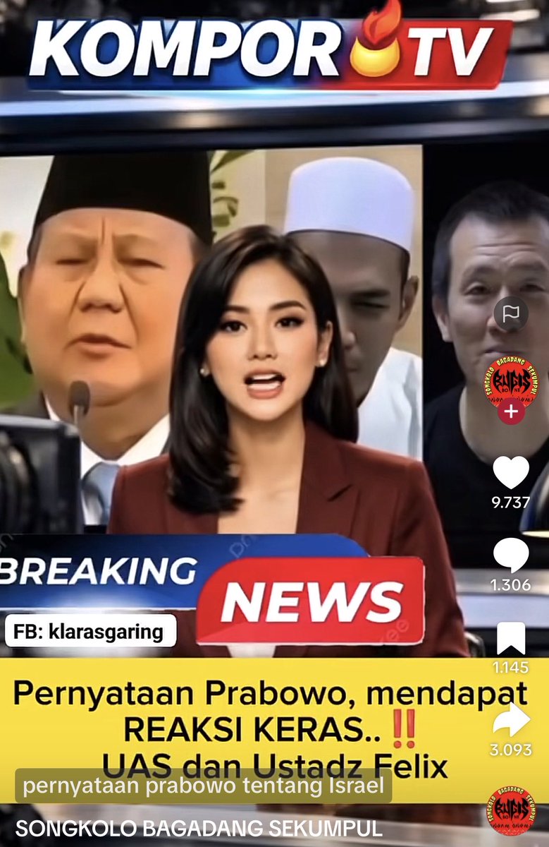 susno2g's tweet photo. Siapapun pejabat Indonesia mengakui negara Zionis Israil apalagi sampai membuka hubungan diplomatik adalah penghianat besar
https://t.co/seESkRfIEm https://t.co/liiHkO9hO0
