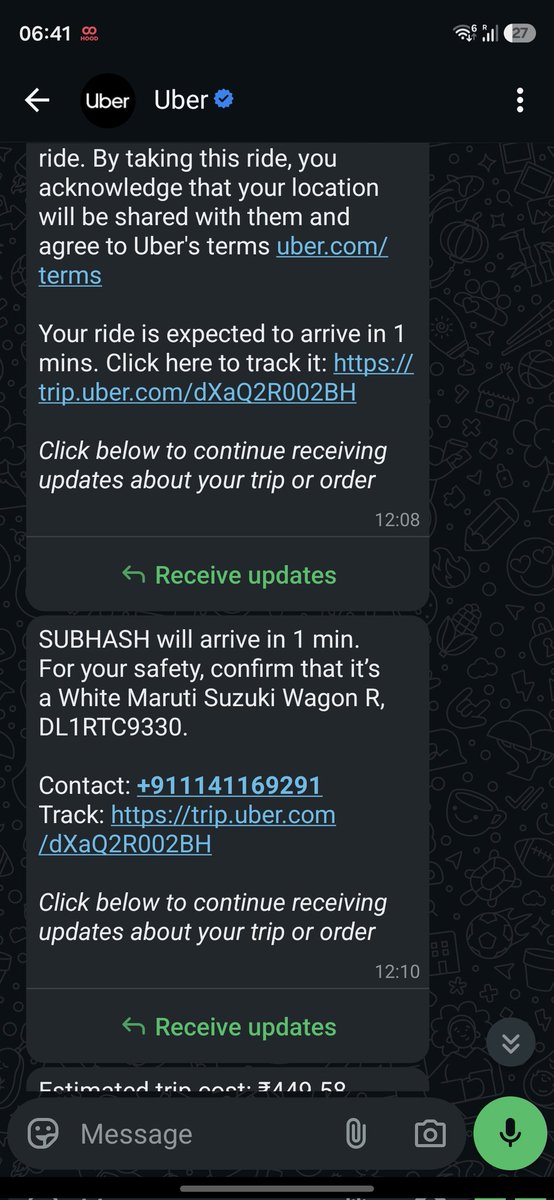 PrashantUttekar's tweet photo. @UberIN_Support https://t.co/jkMiLJdx2R