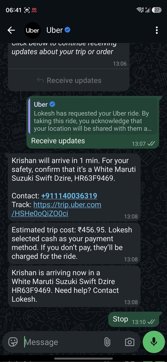 PrashantUttekar's tweet photo. @UberIN_Support https://t.co/jkMiLJdx2R