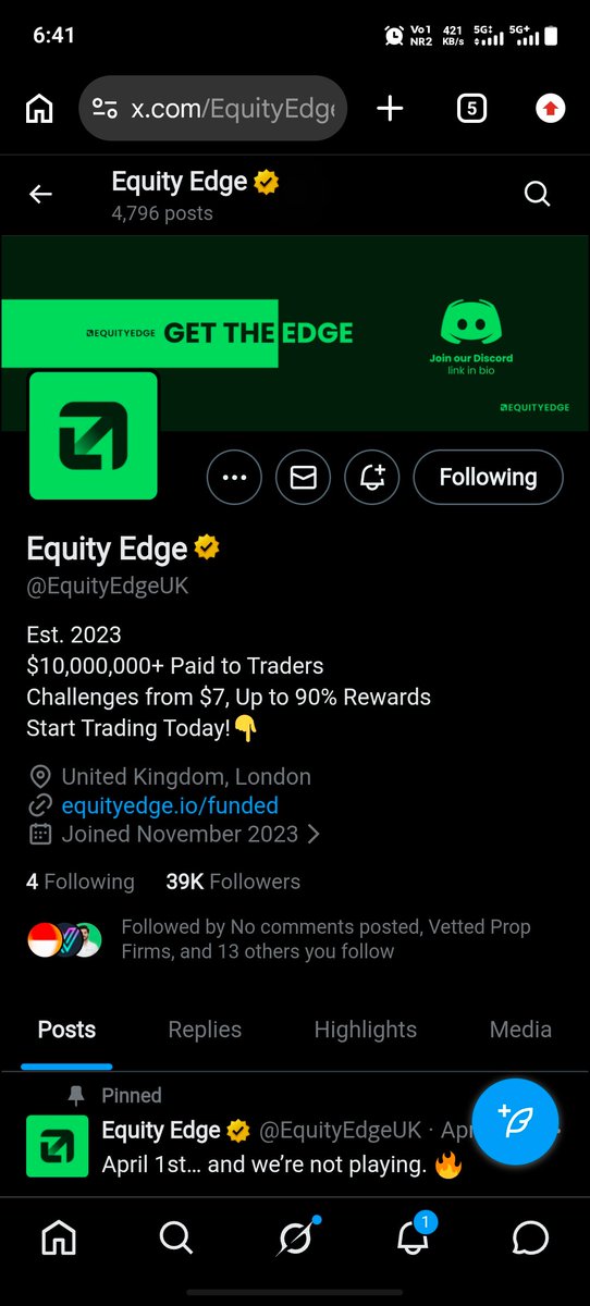 Shadhutree's tweet photo. @EquityEdgeUK Awesome opportunity! π₯ Already following and done with all the steps. Good luck to everyone! π #EquityEdge #TradingGiveaway
@SenseiGifts
@gossipytbFR
@YakubDogara
DONE https://t.co/nNsmwrV4Oa