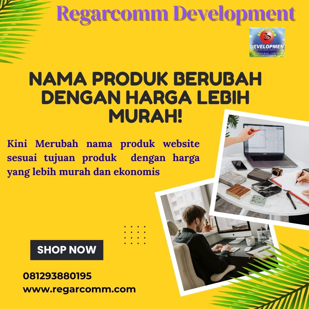 Erwinbinjai's tweet image. Yo, Regarcomm Development ganti nama produk webnya! 🤩 Kini hadir dengan harga yang bikin dompet aman dan kantong ceria! 💰 Cekidot web baru kami di sini: regarcomm.com ✨ #WebMurah #Regarcomm #Upgrade