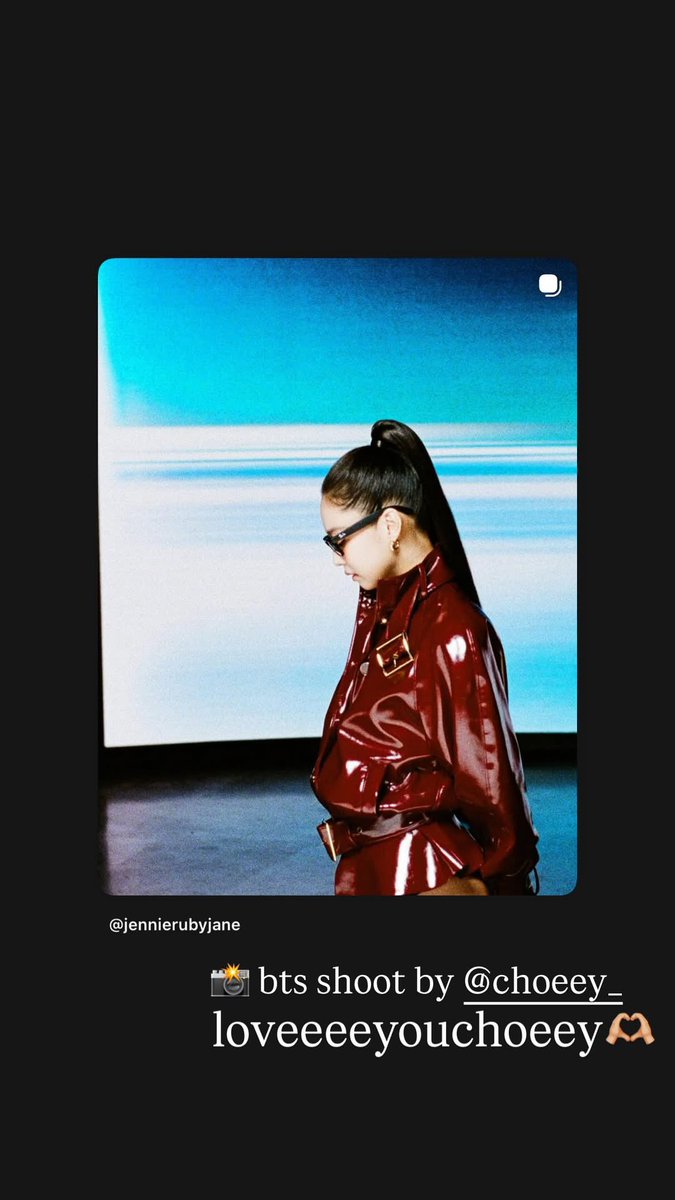 Glamour_JENNIE's tweet image. 260422 #JENNIE IG story update

#JENNIE #제니