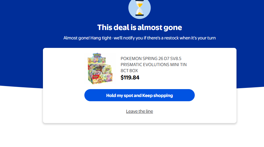 FarmerLoopes's tweet photo. @PokemonRestocks This deal is almost gone screen https://t.co/66V3ZIgKsj
