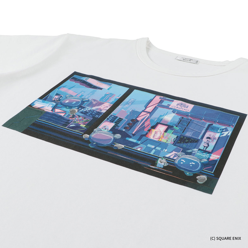 SQEX_eSTORE's tweet image. 【発売間近】アパレルブランド「Lit Baff Apt.」より、『ファイナルファンタジーXIV』の 「アウトランナー」たちをモチーフにしたTシャツが4月25日(土)に発売！APO+氏描き下ろしイラストを採用。約8ozの生地とタフなバインダーネックで、長く愛用できる仕上がり。#FF14 #FF
sqex.to/klOnC