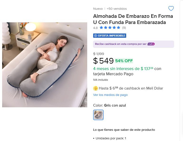 OfertonesMex's tweet image. ¡DESCANSO MÁXIMO PARA EMBARAZADAS! 🛌✨💖
MercadoLibre: Almohada De Embarazo En Forma U Con Funda Para Embarazada Gris Con Azul Ur-hl

👉Enlace: meli.la/2TkttWc

🔥Precio Oferta: $549
Precio Anterior: $1,199

⚡️Unete a nuestros otros grupos:
ofertonesmexico.com.mx

#Of…