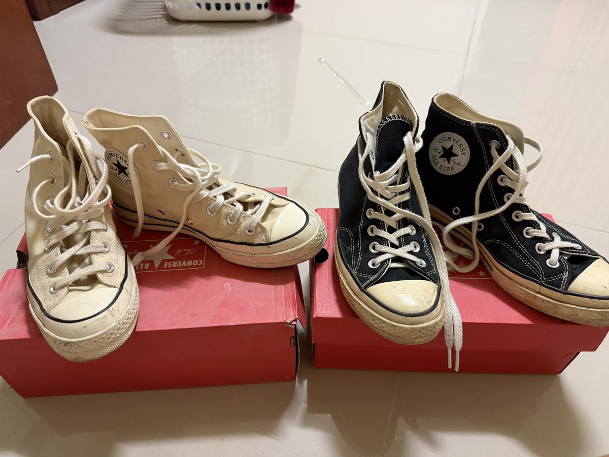 ammieiei1's tweet image. สอบถามได้น้า
Converse Chuck Taylor 70 ค่าบบ
 #ส่งต่อรองเท้ามือสอง #ส่งต่อราคาถูก 
#converse